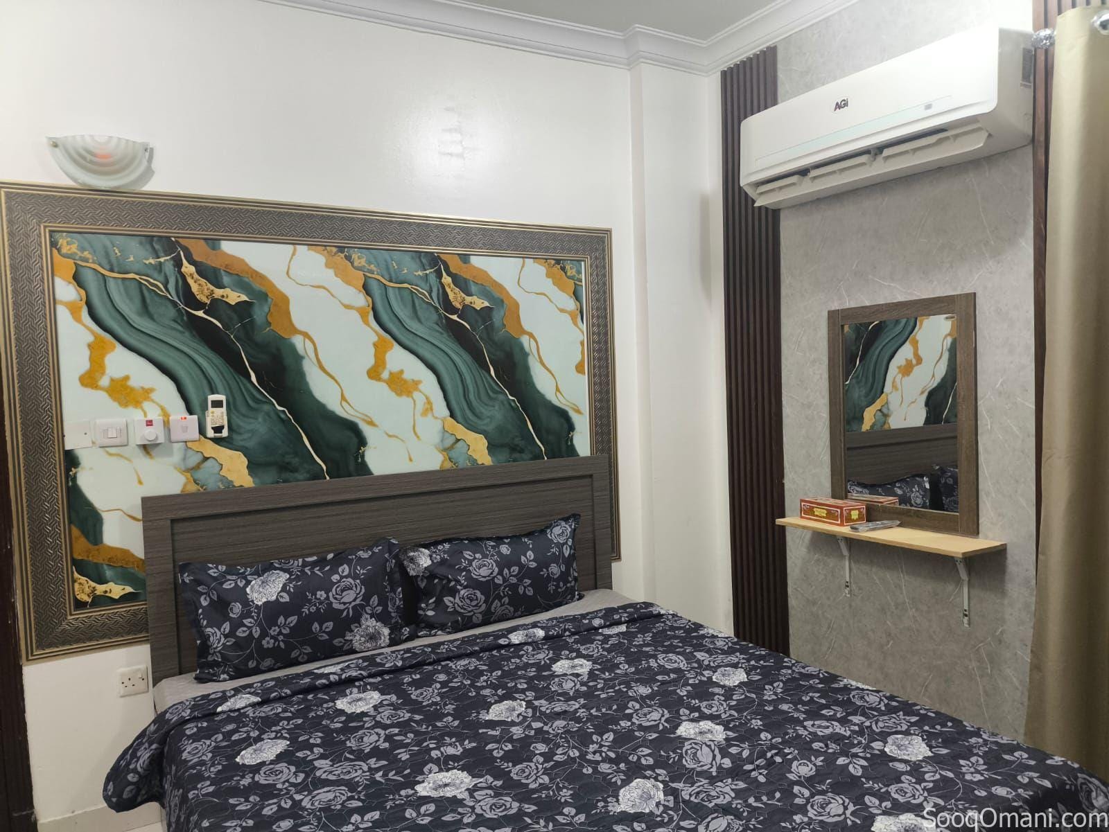غرف للإيجار اليومي والإسبوعي .المعبيلة Room
