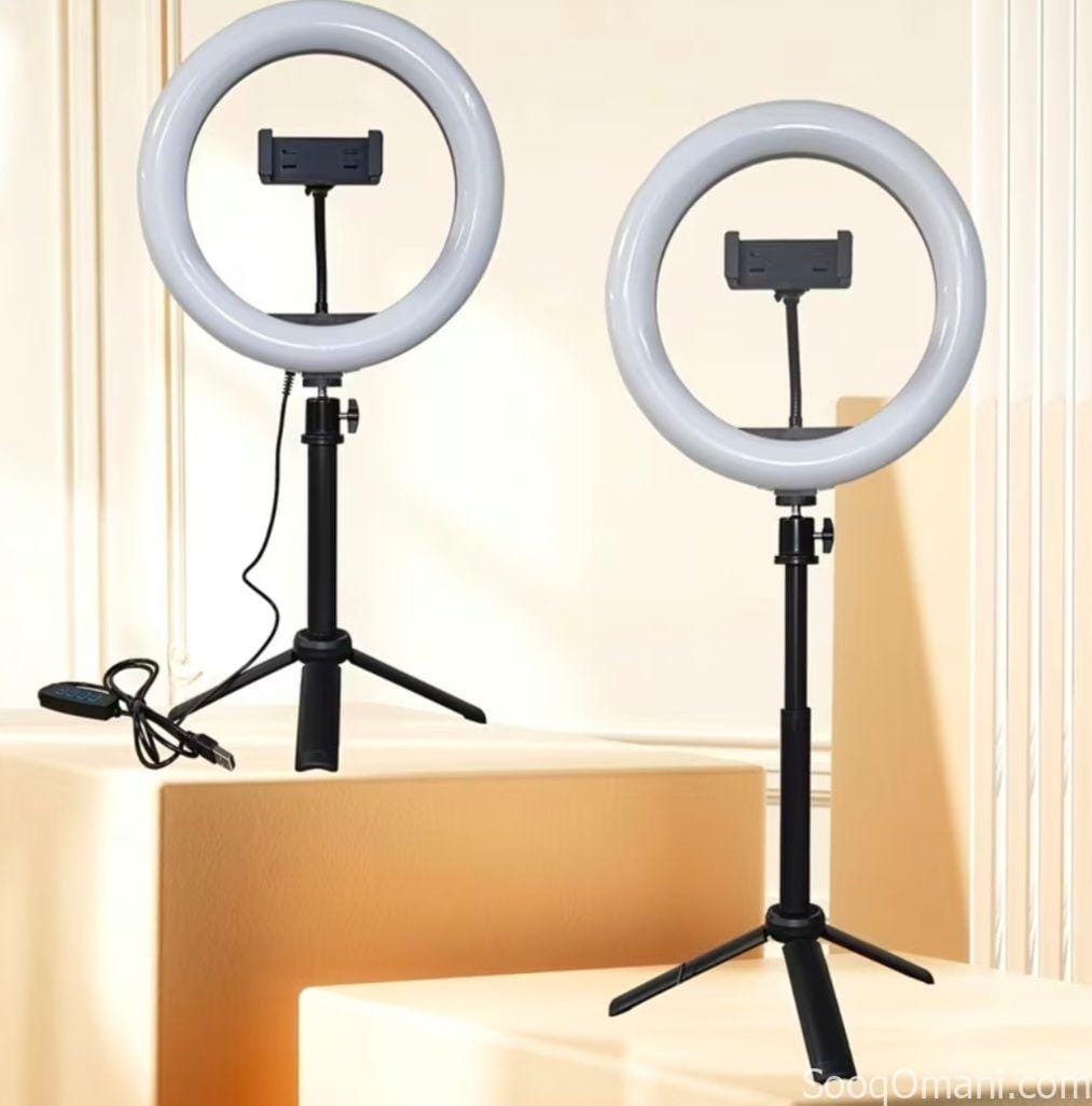 Ring light for photography with phone holder – professional lighting at a great price