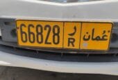 للبيع – لوحة رقم سيارة خصوصية خماسي مميز – ر R 66828 – فقط 400 ريال – نقل فوري