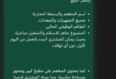 مطعم للبيع في عبري
