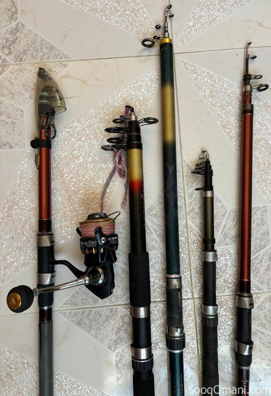 بيع وتصليح كسور قصبات الصيد وقطع غيارها