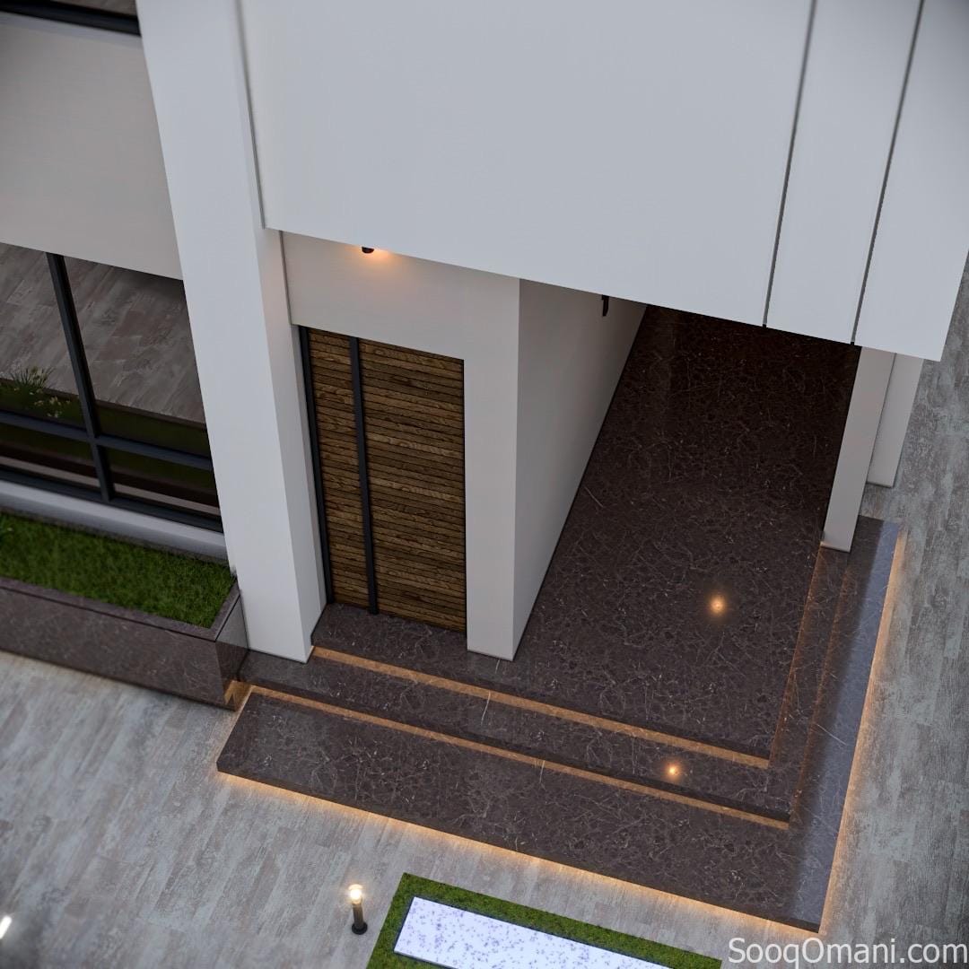 A detached villa in Al Amerat, Block 11/1, two floors, close to Badr Al Din Mosque