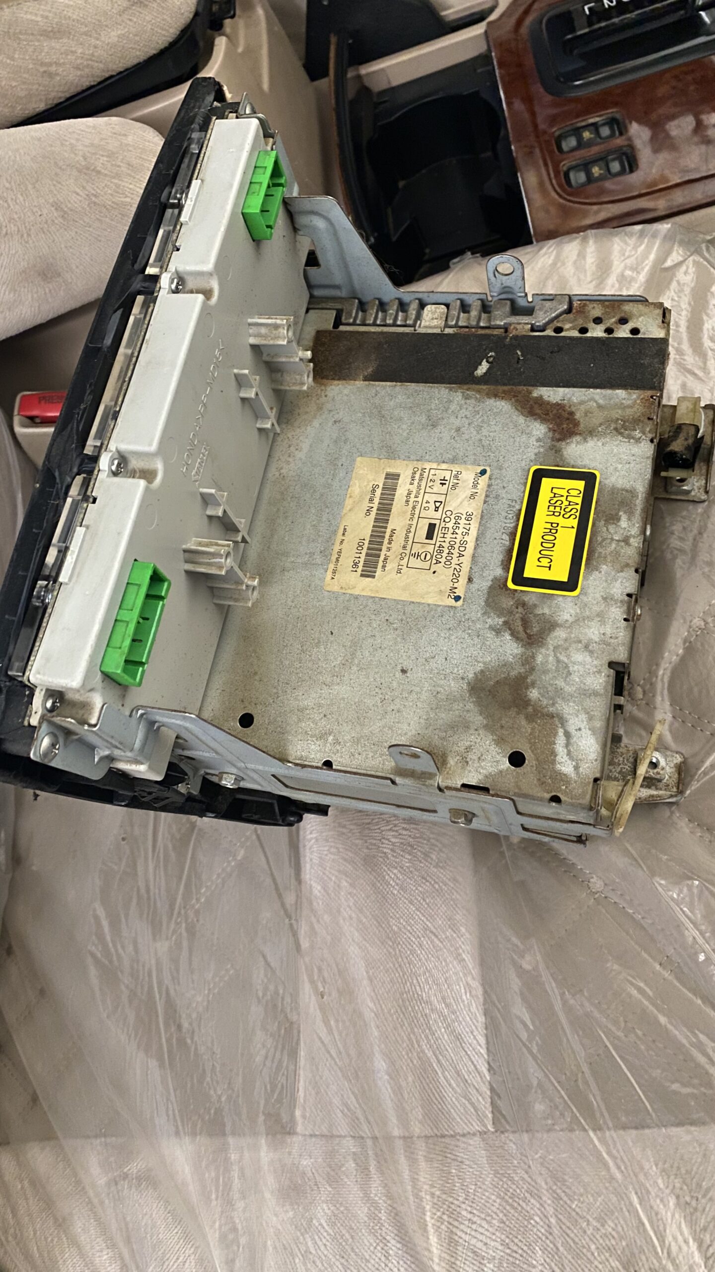 Honda Accord car stereo