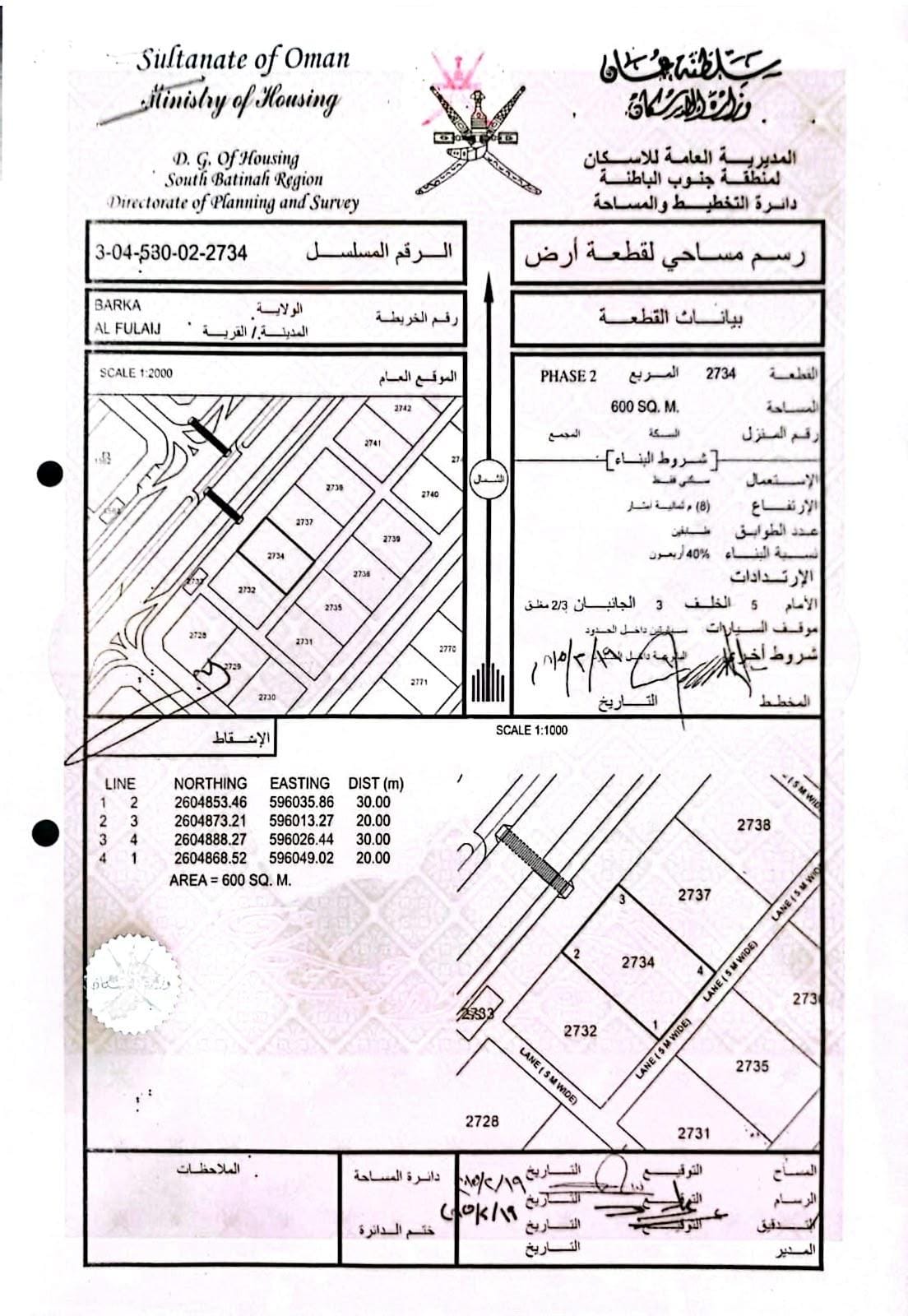 ارض للبيع ف بركاء الفليج