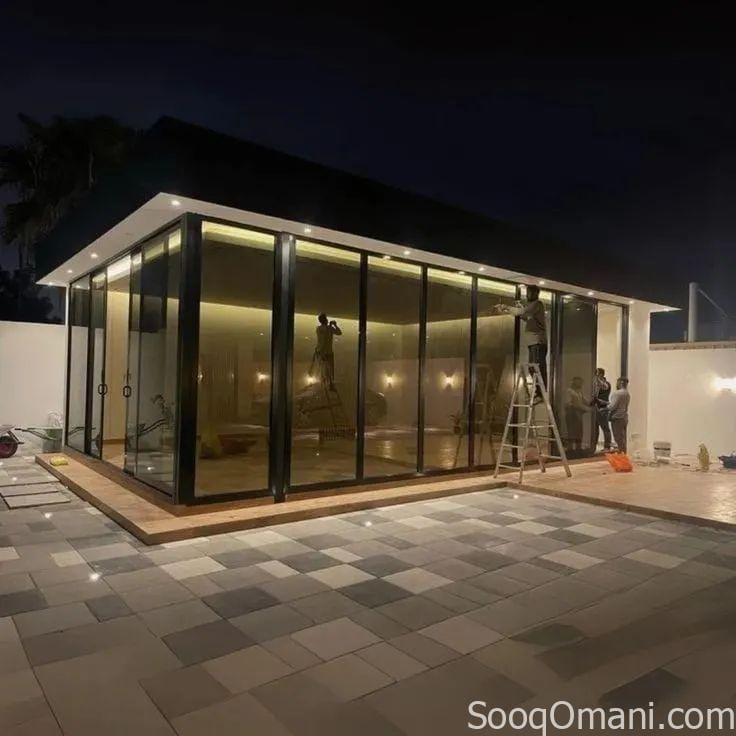 بناء مجالس زجاجيه وبناء سندويتش فنل