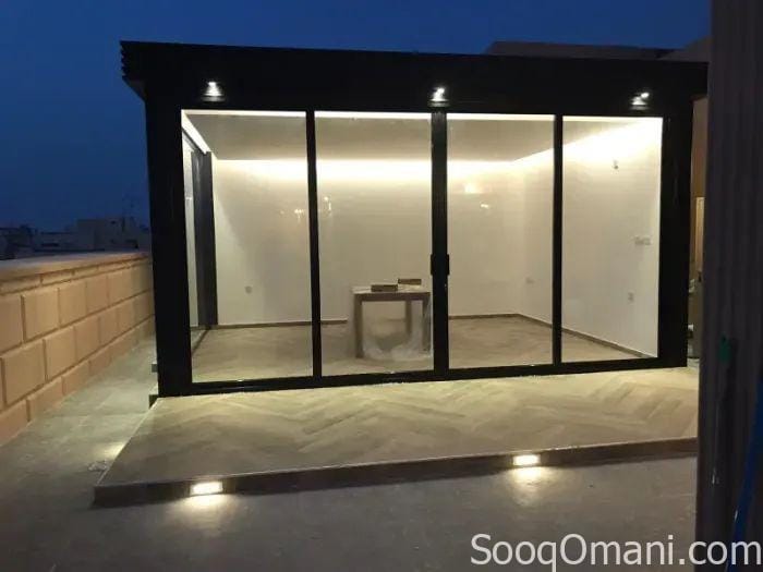 بناء مجالس زجاجيه وبناء سندويتش فنل