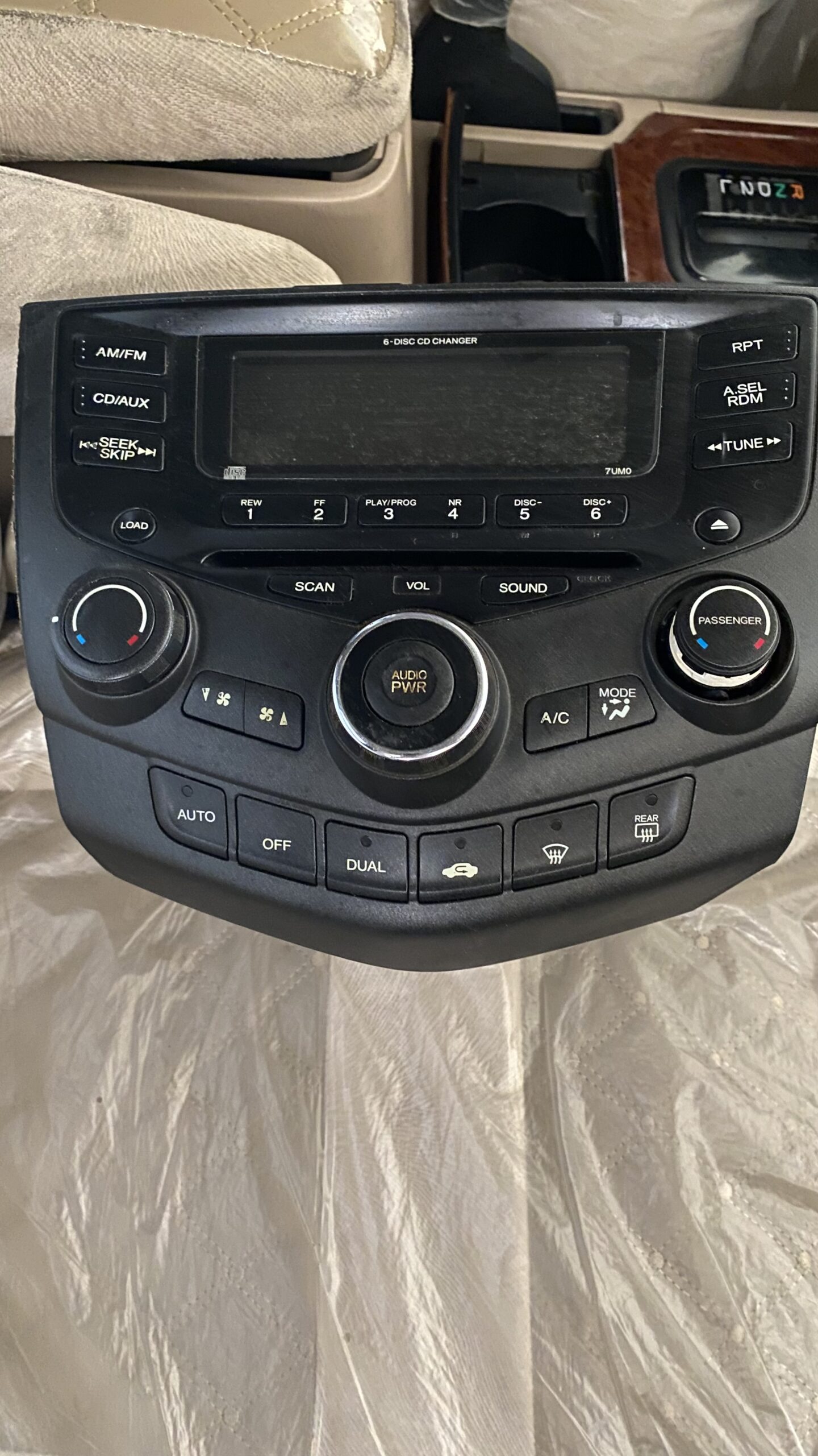 Honda Accord car stereo