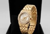Luxury women’s watch from the “Nour Majan” brand – gold color – brand new