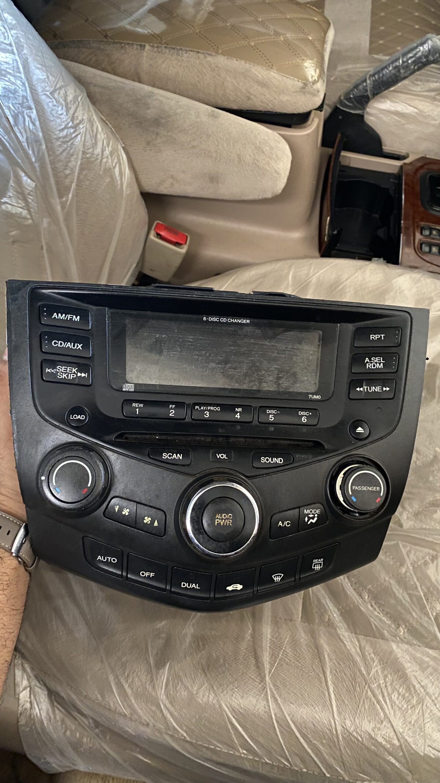 Honda Accord car stereo