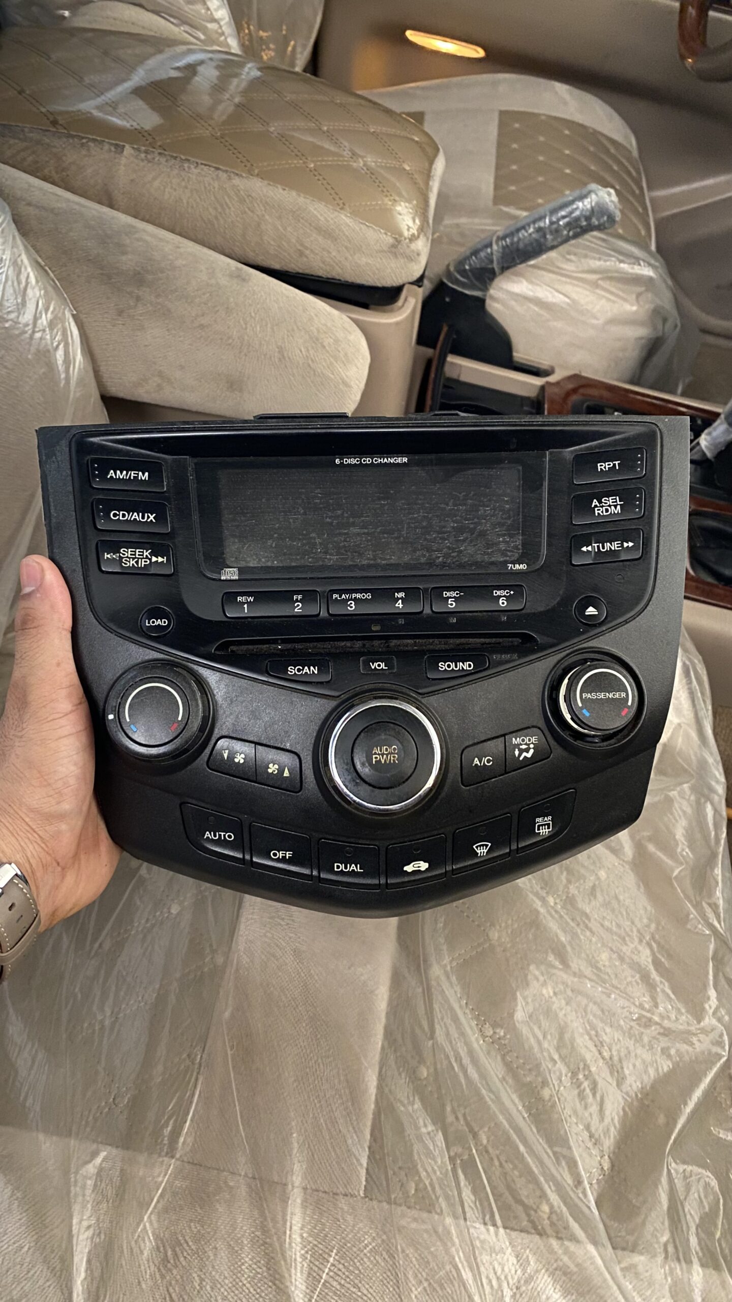 Honda Accord car stereo