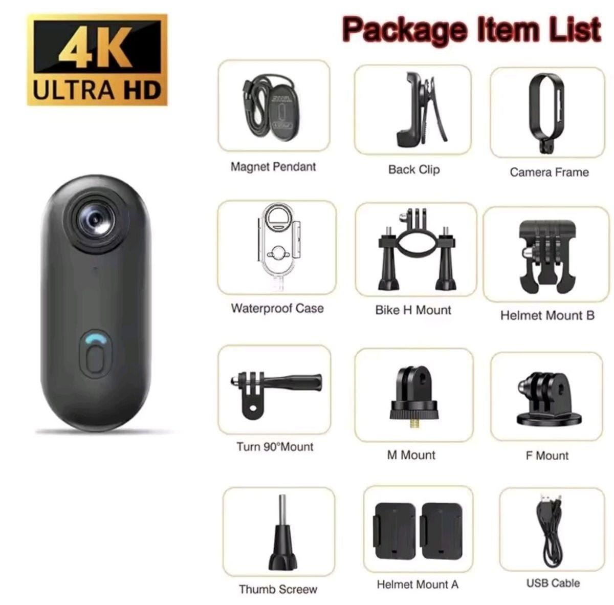 Small portable camera for various purposes