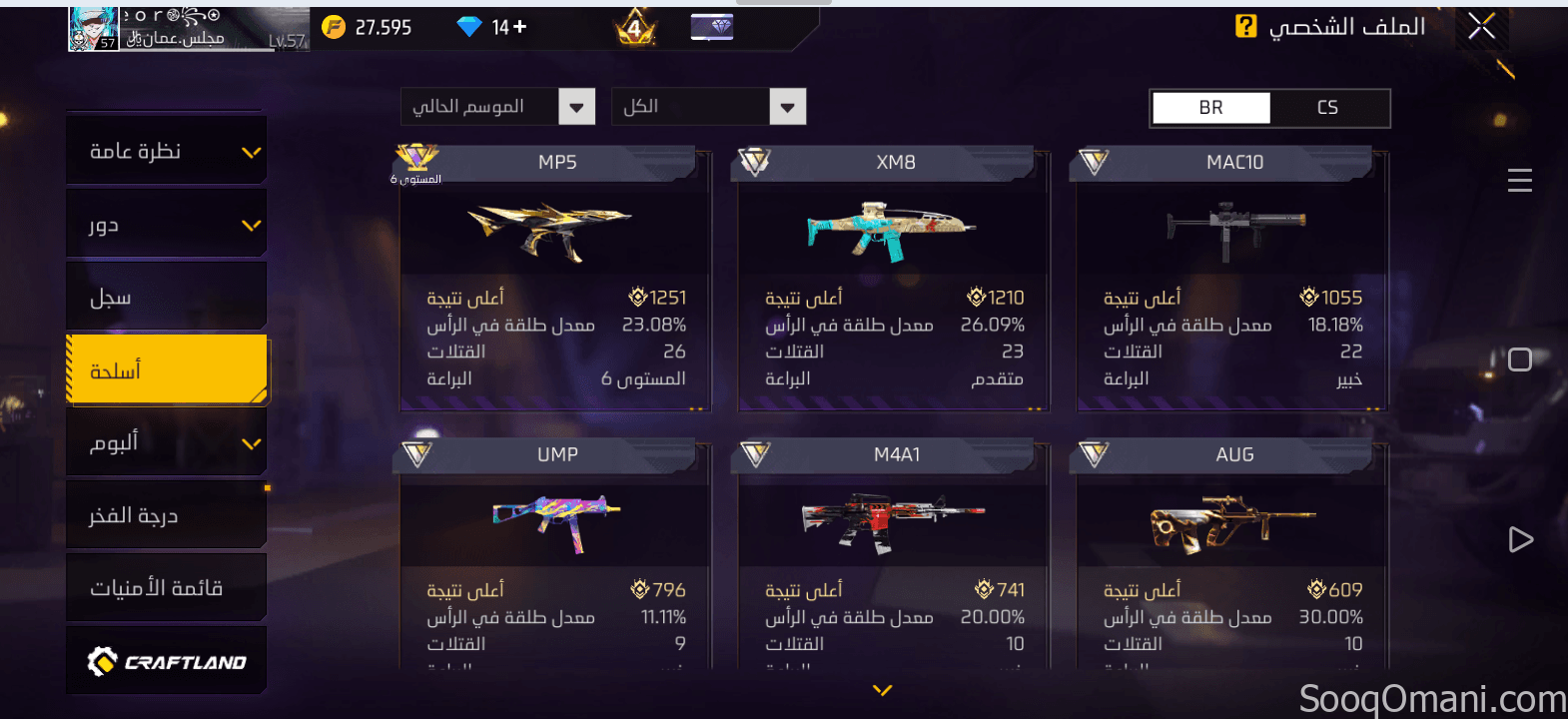 Free Fire account for trade, Abu Saqr store, description important