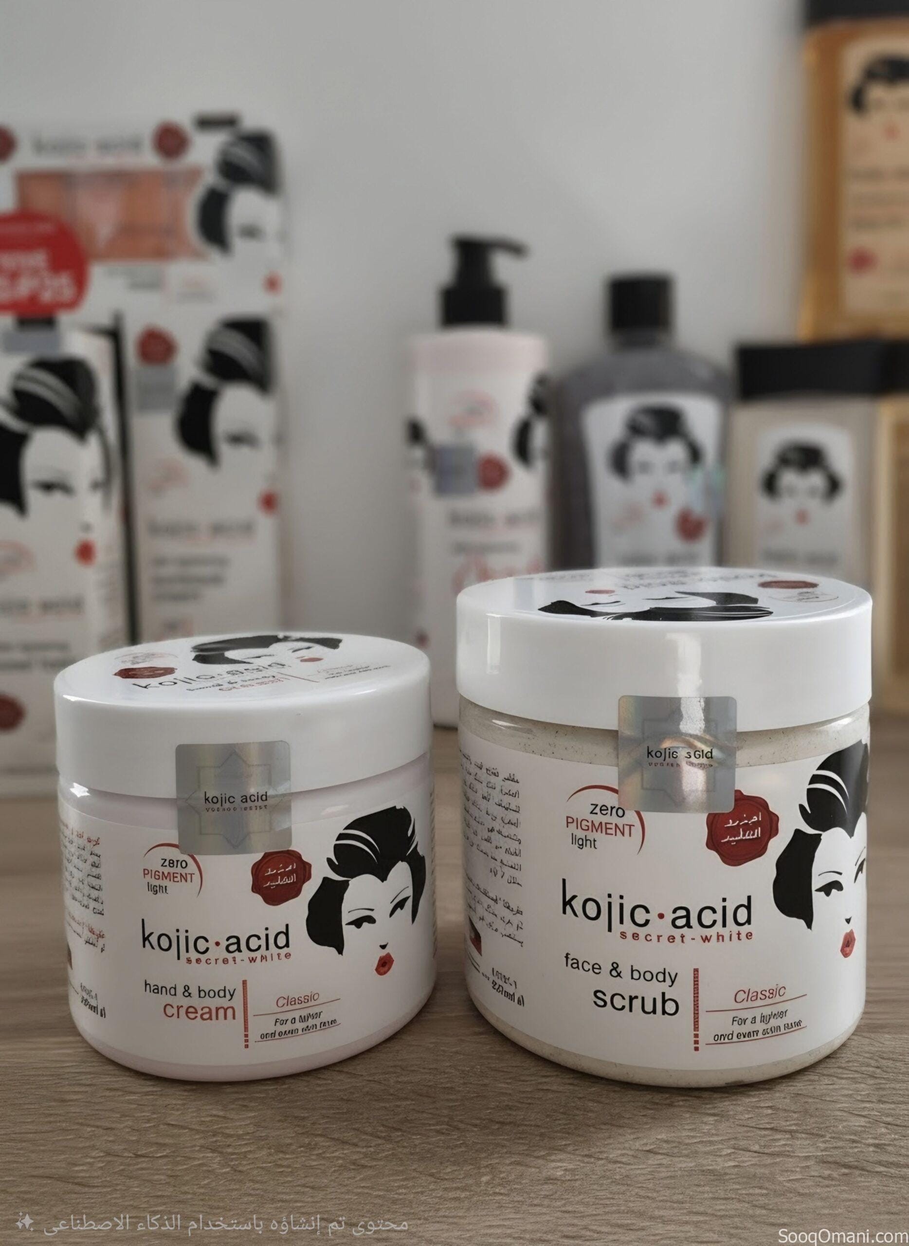 عرض قوي بكج العناية ماركة kojic Acid الاصلي