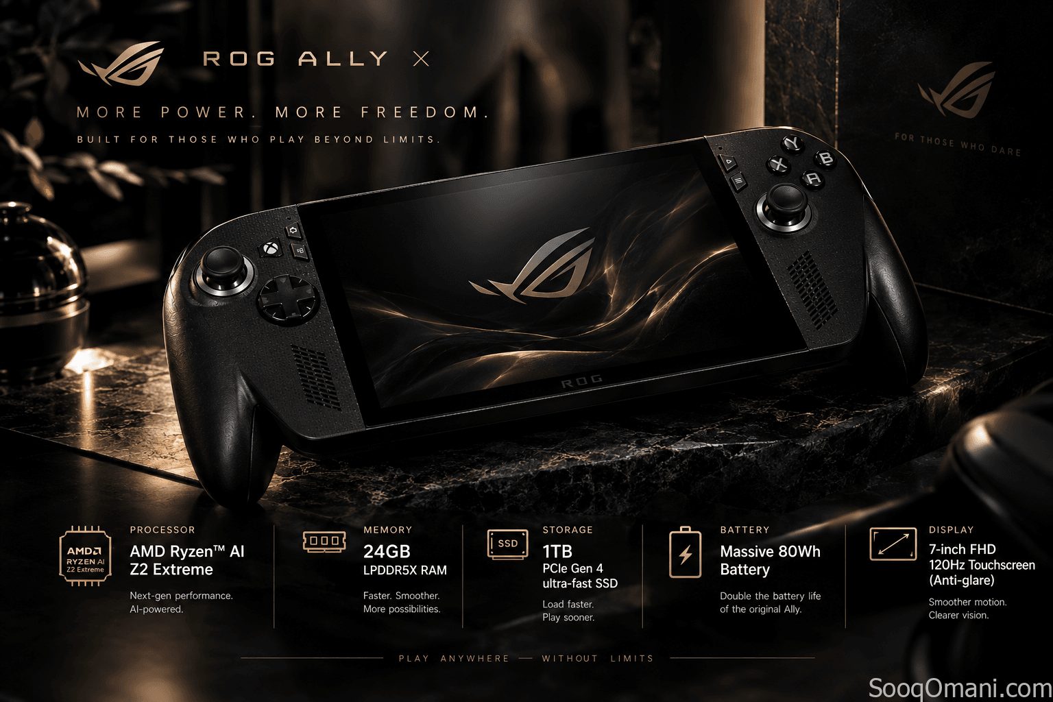 للبيعASUS ROG Ally Z2 Extremel (RC73XA) الجهاز بحالة ممتازة الاستخدام الفعلي فقط شهرين. قابل لتفاوض.