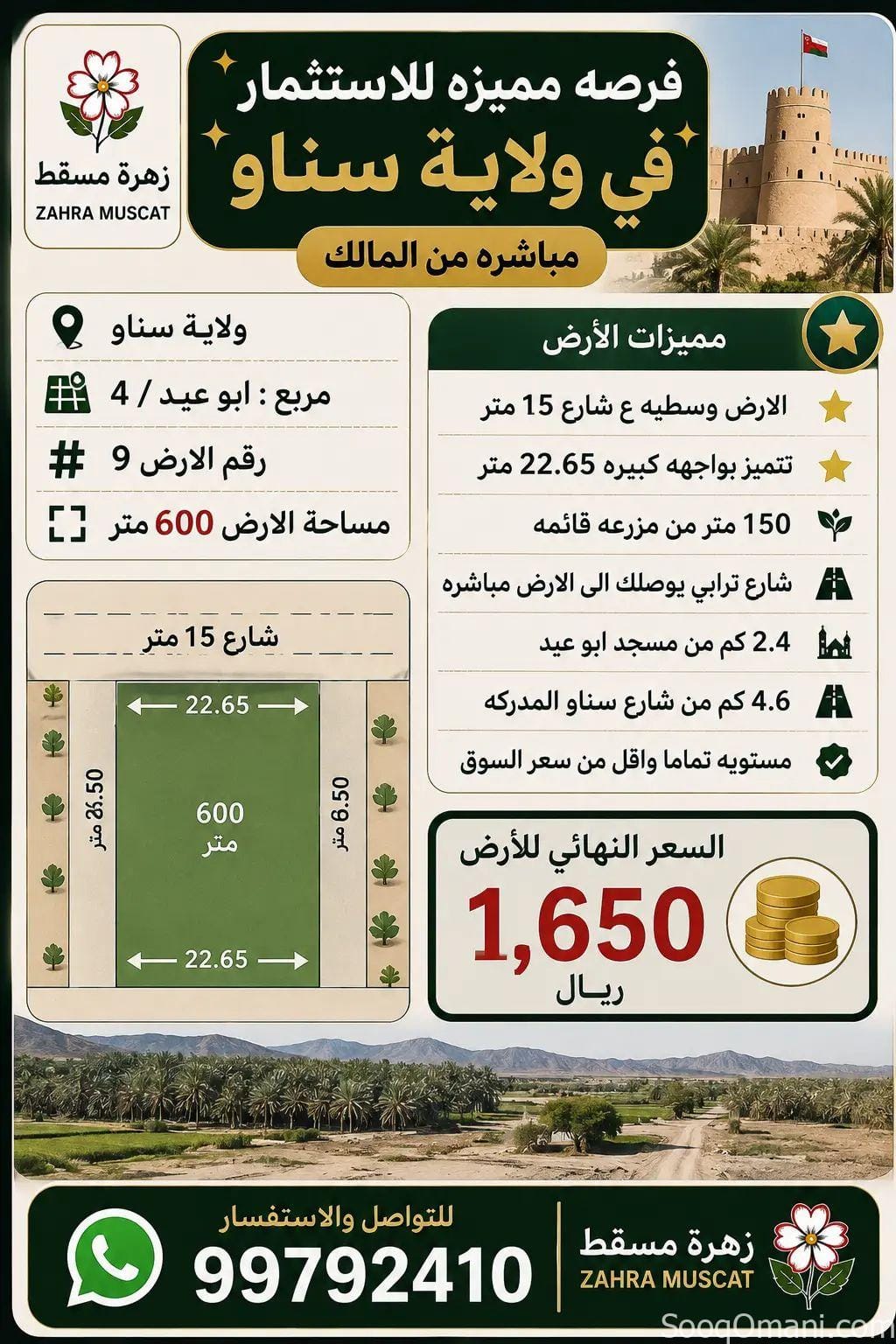 أرض استثمار