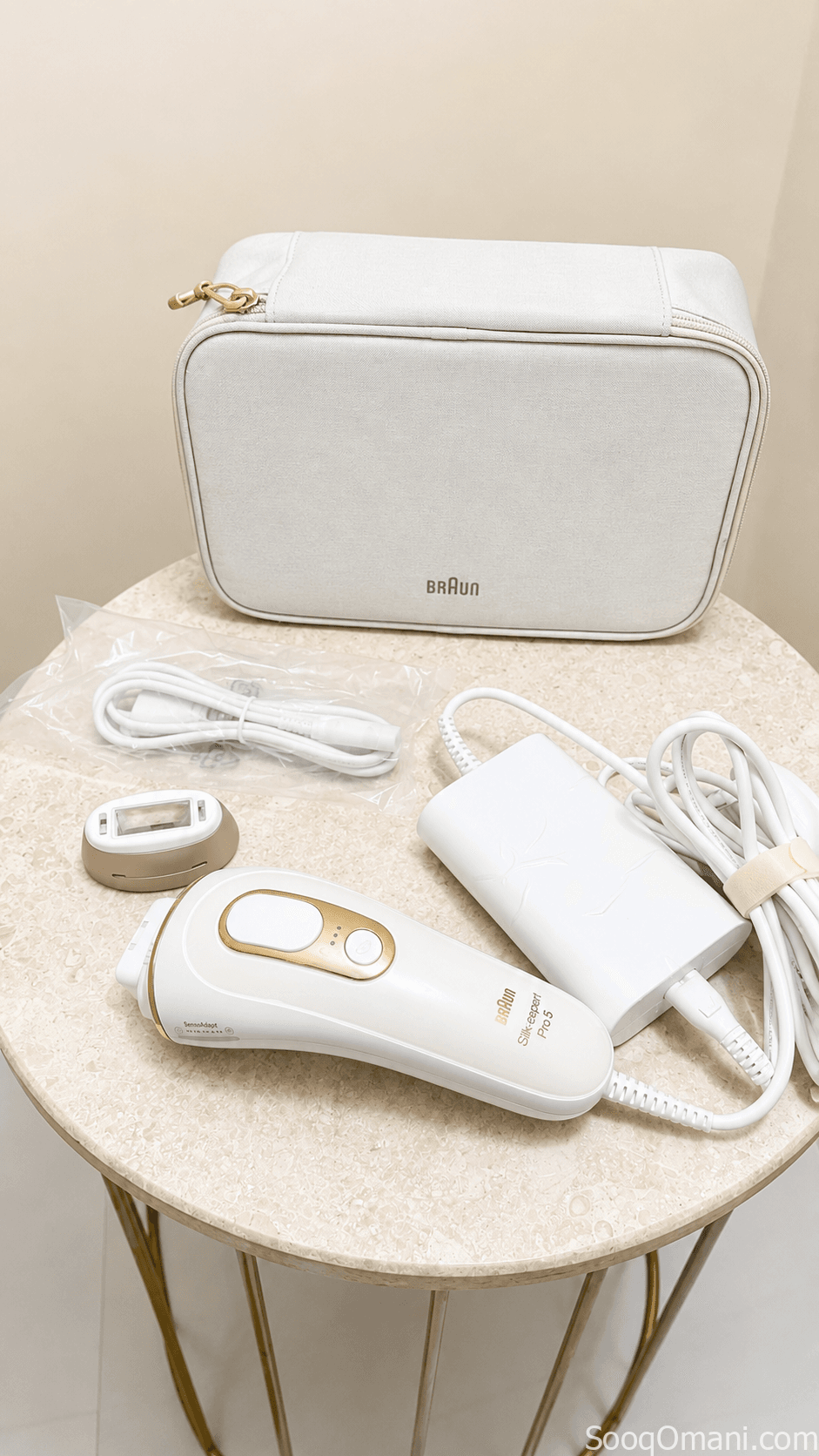 Braun Silk·expert Pro 5 IPL – Type 6031 جهاز الليزر المنزلي الاصلي براون لازالة الشعر