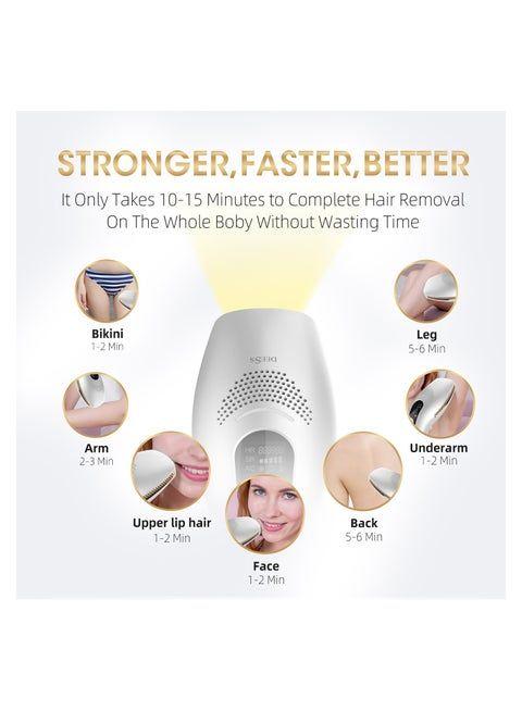 جهاز الليزر المنزلي لإزالة الشعر Golden DEESS IPL Beauty Device