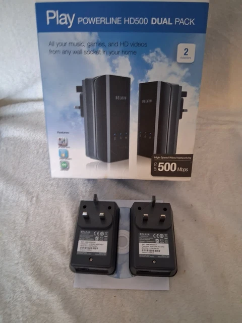 Belkin Play Powerline HD500 Dual Pack