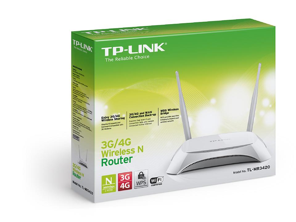 TP-Link TL-MR3420 3G/4G Wireless N Router