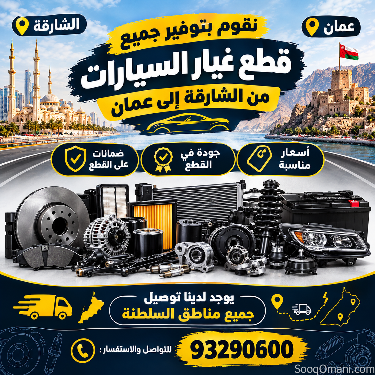 بيع قطع غيار السيارات