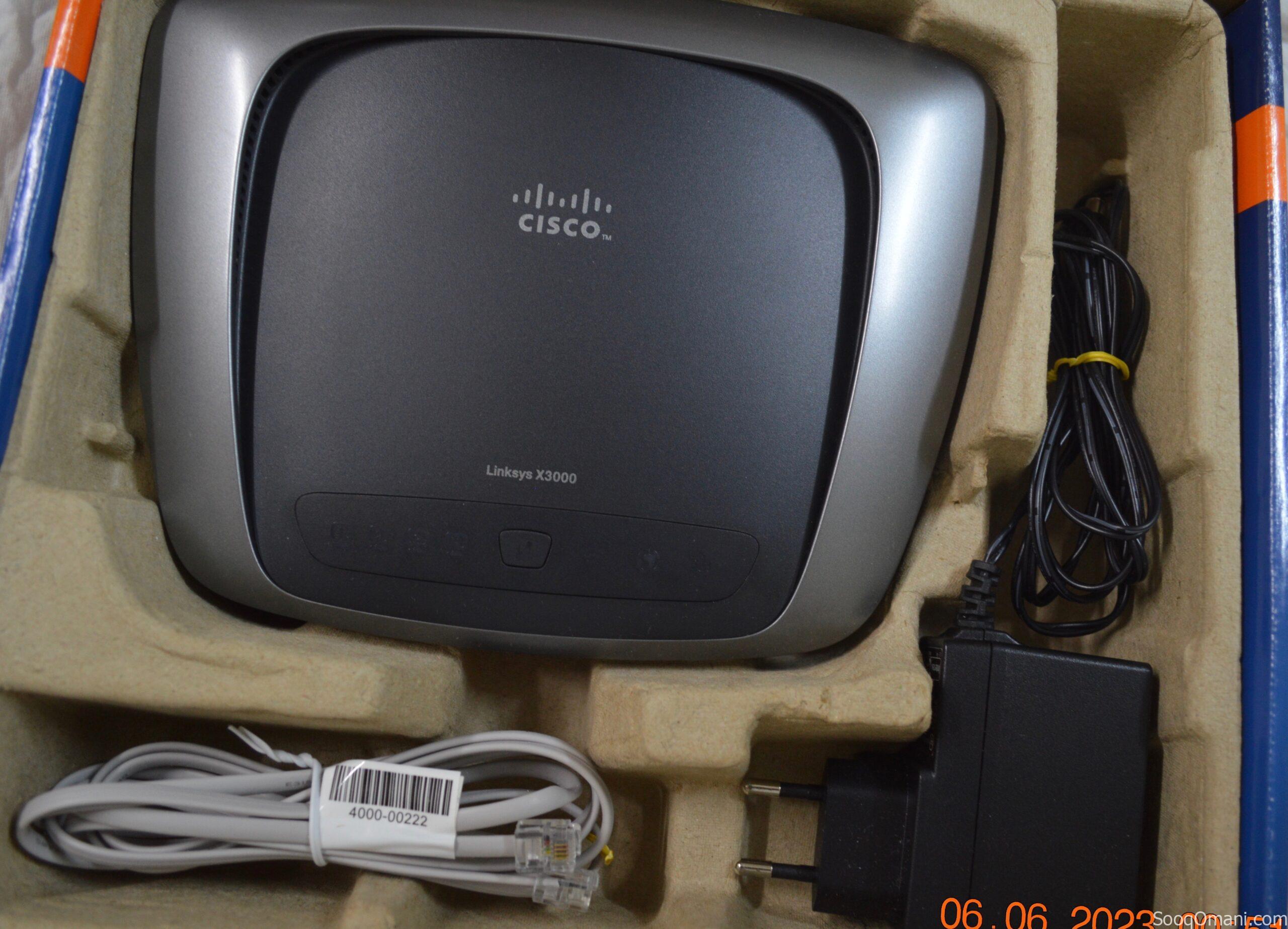 Linksys X3000 ADSL2+ Modem Router