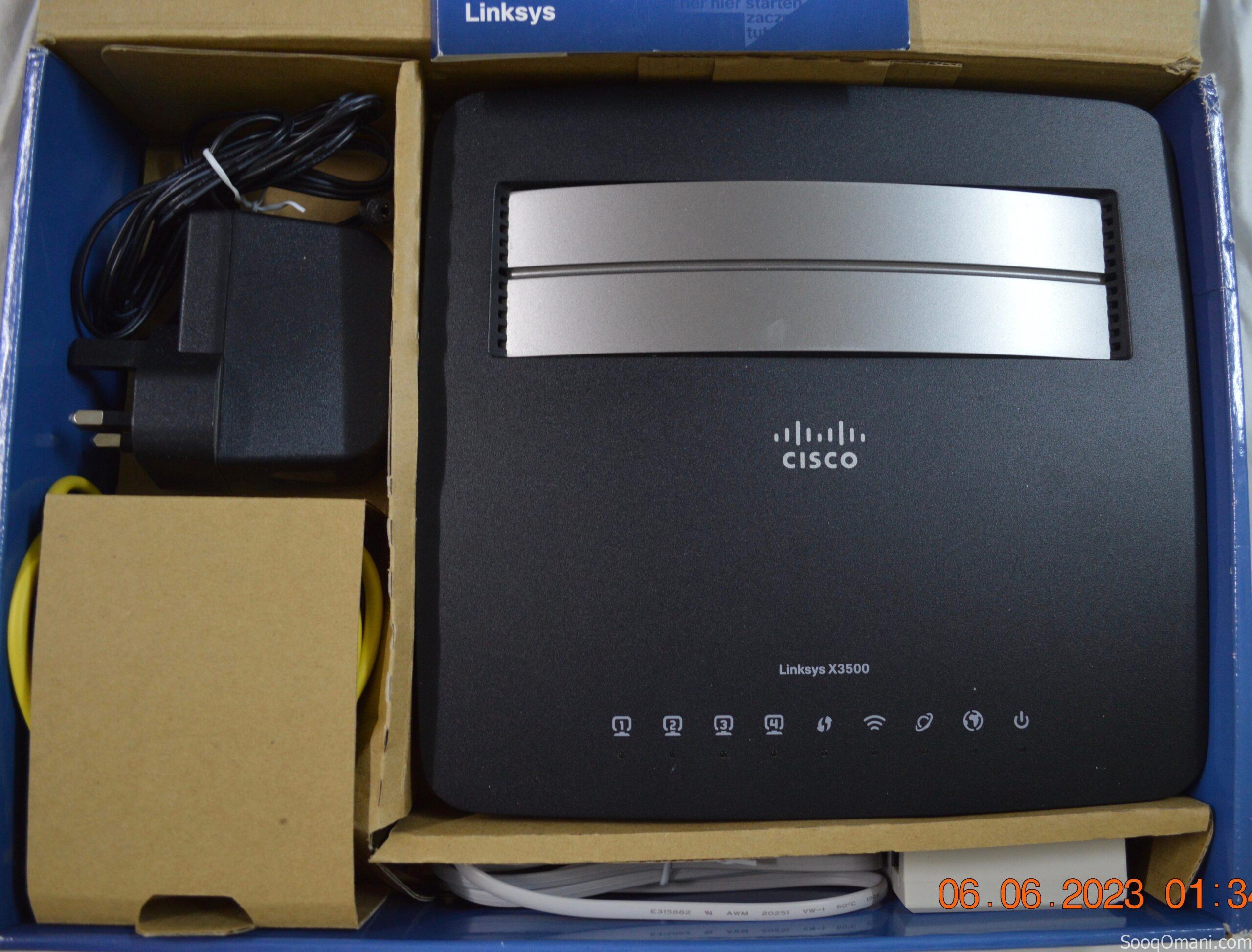 Linksys X3500 N750 ADSL2+ Modem Router