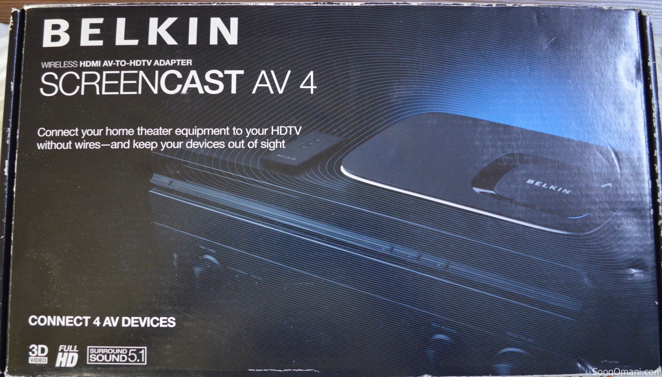 Belkin ScreenCast AV 4 Wireless HDMI Adapter