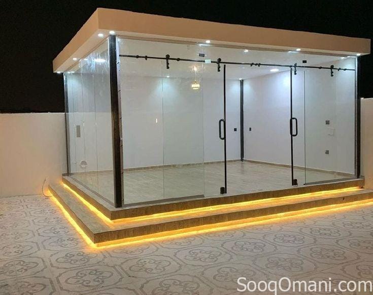مجالس زجاجيه وغرف ساندوتش بانل