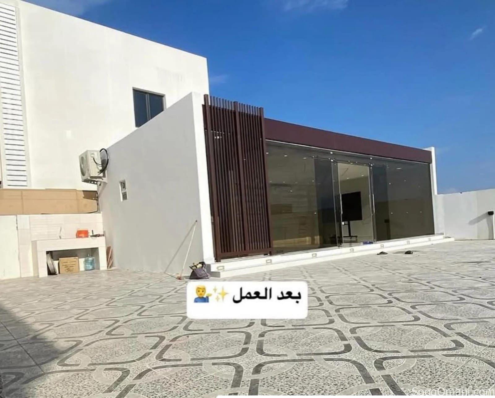 مجالس زجاجيه وغرف ساندوتش بانل